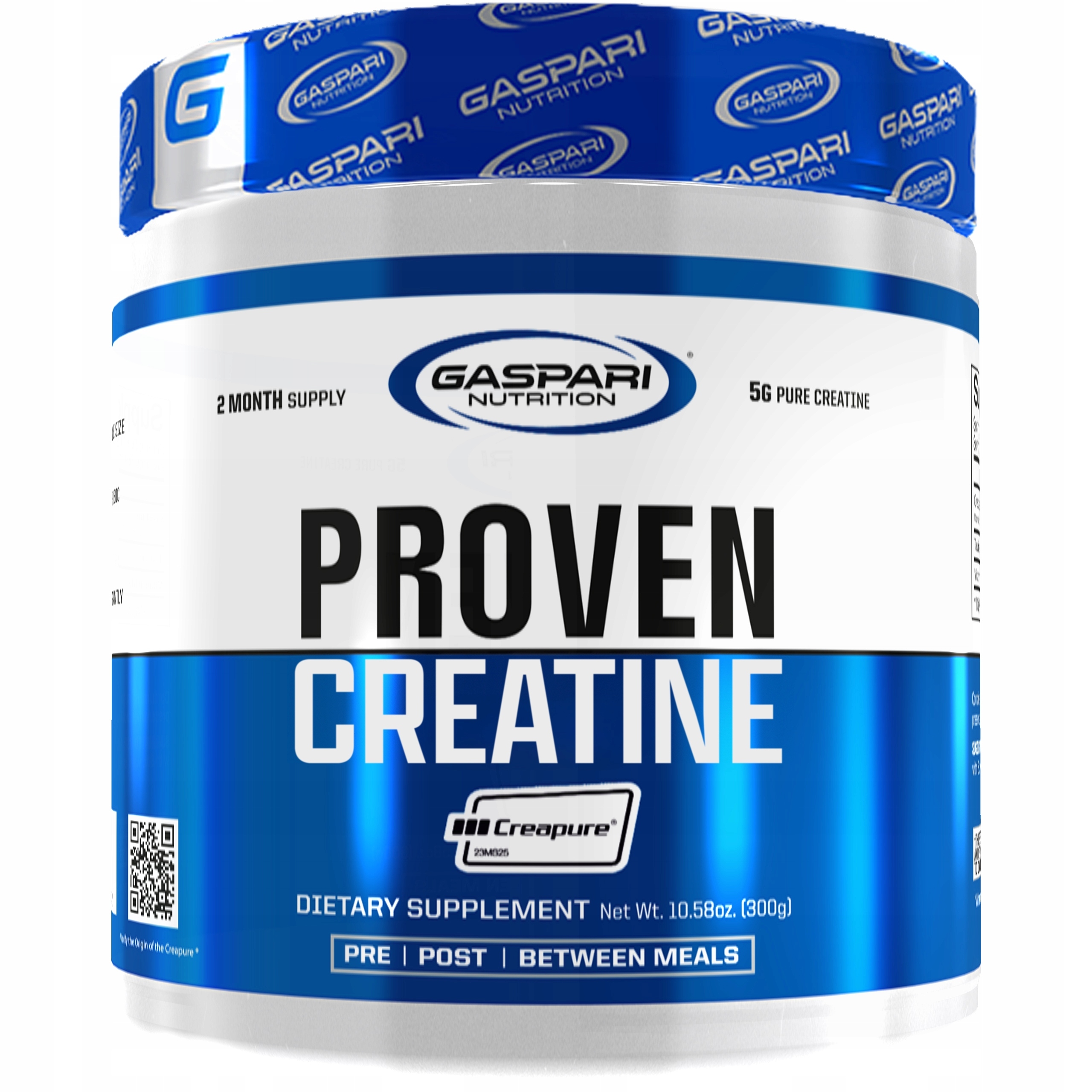 Gaspari Nutrition Proven Creatine 300 g kreatin creapure čistá bez příchuti