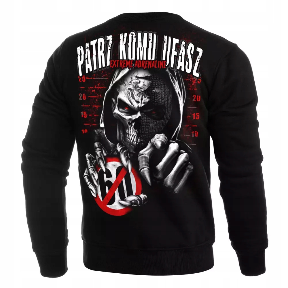 Pánská mikina bez kapuce ''Viz Komu důvěřuješ Zrada hodná zatracení'' 3XL