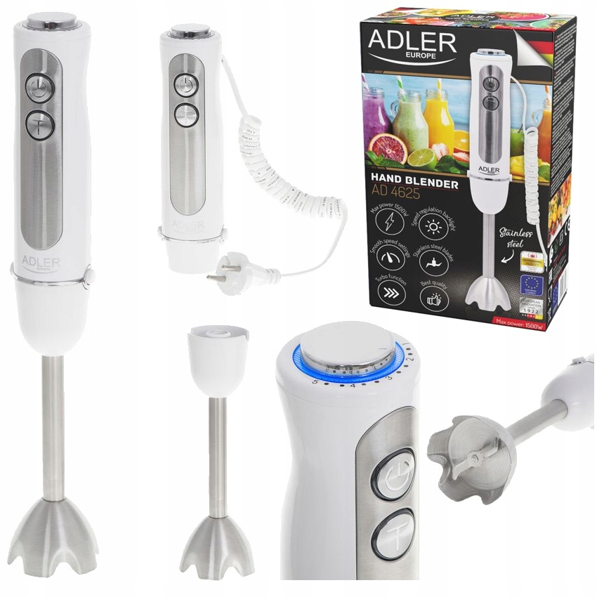

Blender Ręczny Wielofunkcyjny Stal mocny 1500W