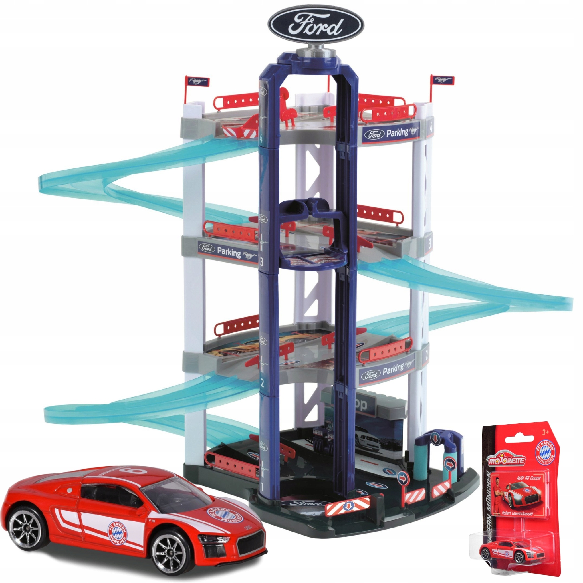 

Ford Garaż Parking 4 Poziomy Auta Pojazdy Audi