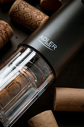 Elektryczny Otwieracz do Wina Adler AD 4490 LED Obcinacz Foli