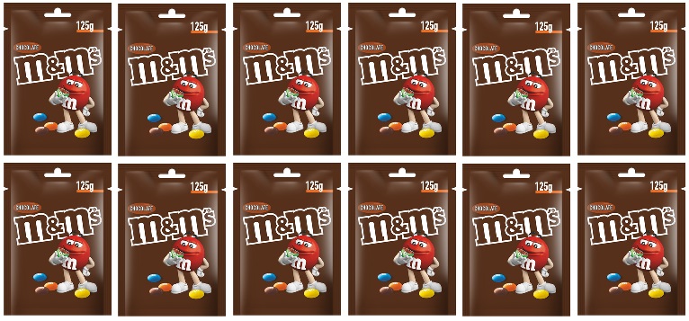 12x 125g M&m's Chocolate cukierki czekoladowe Karton