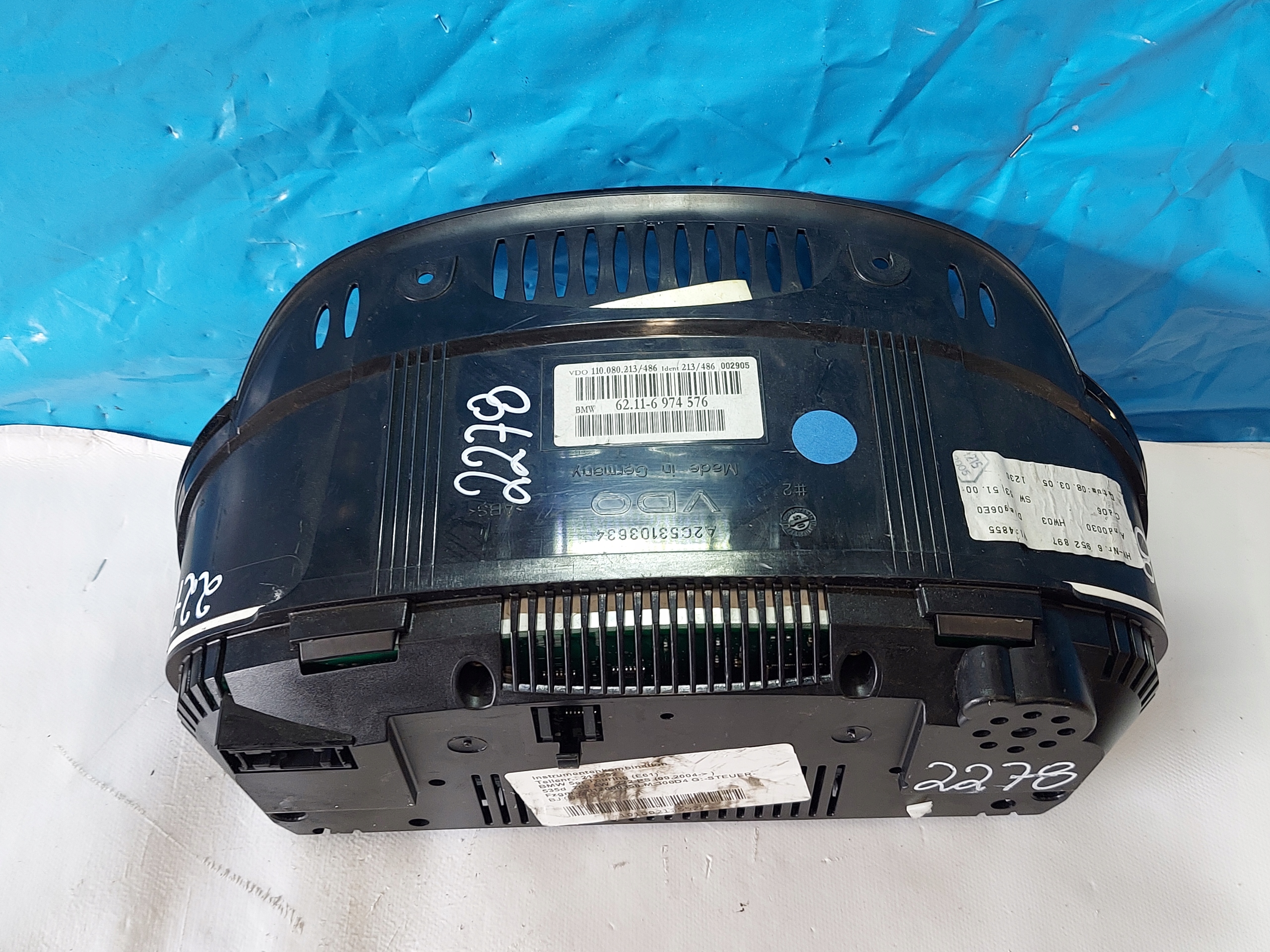 dials clock BMW 5 E61 535D 62116974576