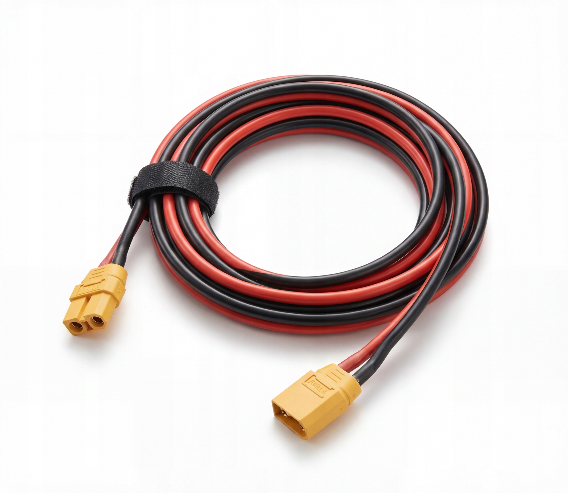 Prodlužovací kabel XT90 12AWG 2,5 m, silikonový, offgridový obytný kabel Amass