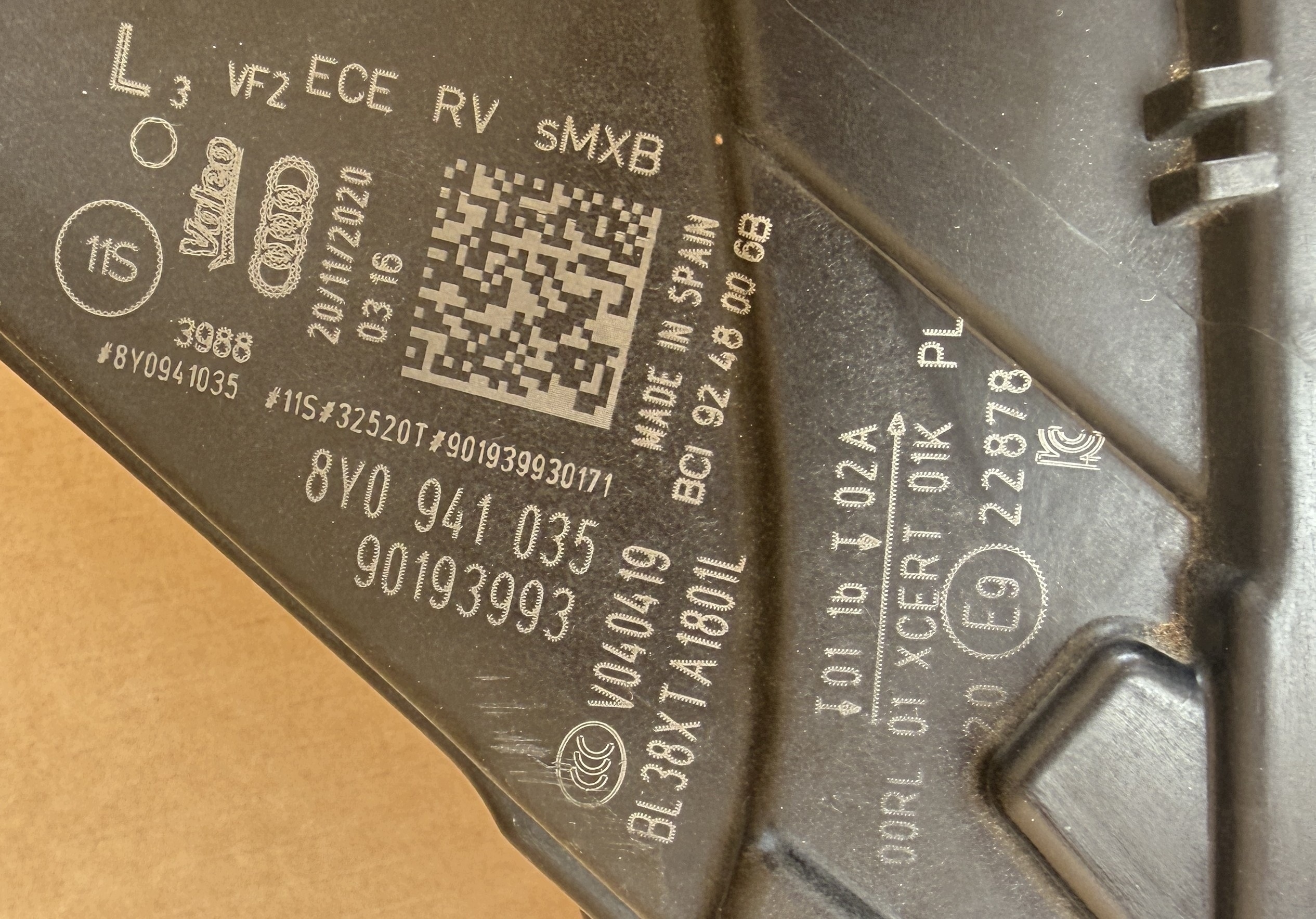 Feux phare AUDI A3 S3 8Y0941035 MATRIX BEAM Complète