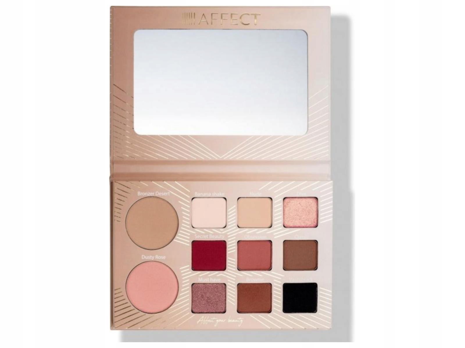 Affect Secret Beauty Makeup Palette paletka na líčení obličeje a očí 14.7g