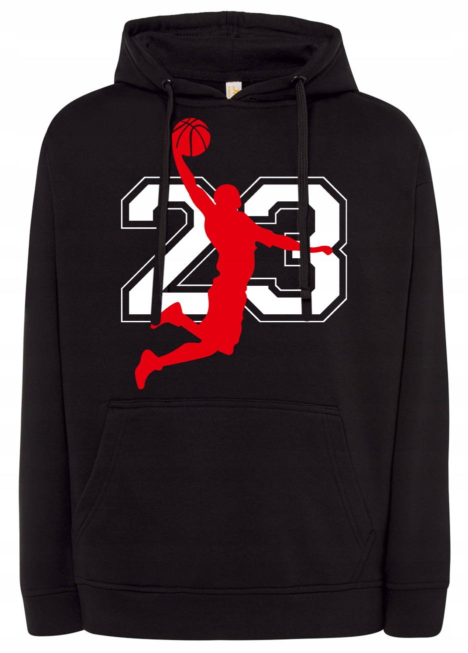 Pánská Mikina Basketbalová 23 do koše Pro Hráče Fanouška Nba Basketbalová 4XL