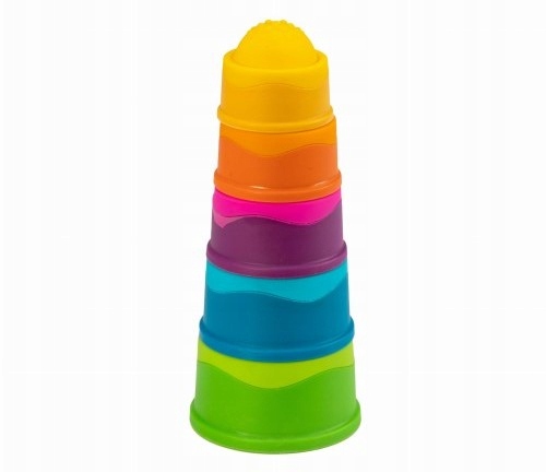 

Fat Brain Toy Silikonowe Bąbelki Dimpl Wieża 6m+