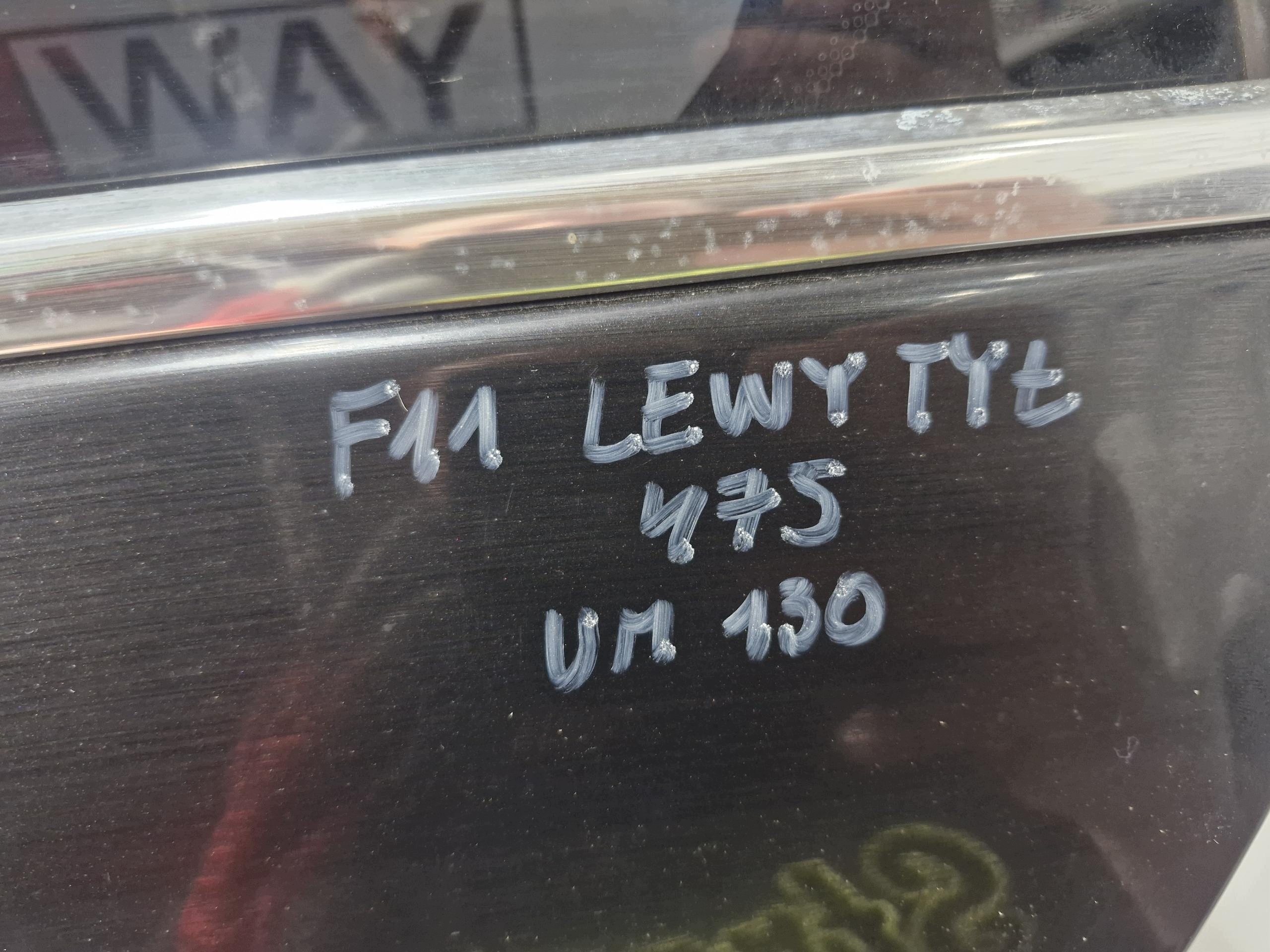 BMW F11 door left left rear part 475 BLACK SAPPHIRE