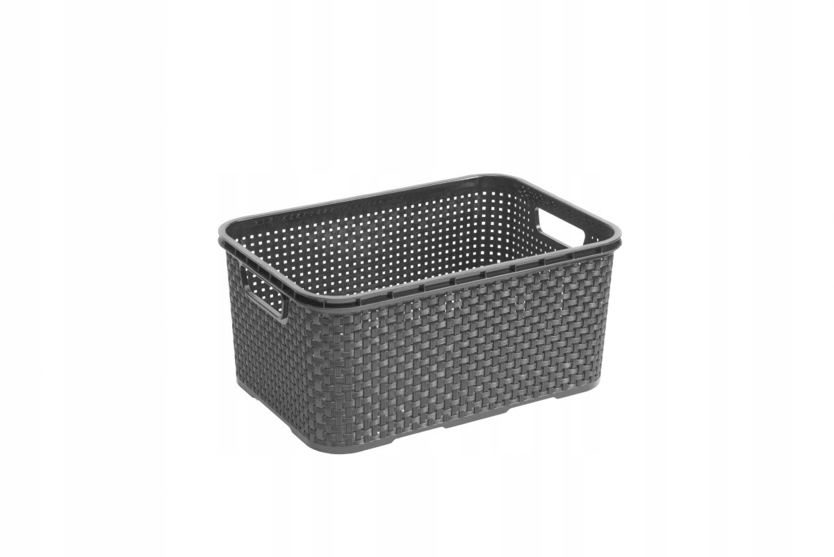

Pojemnik, Kosz, koszyk Rattan 7L antracyt
