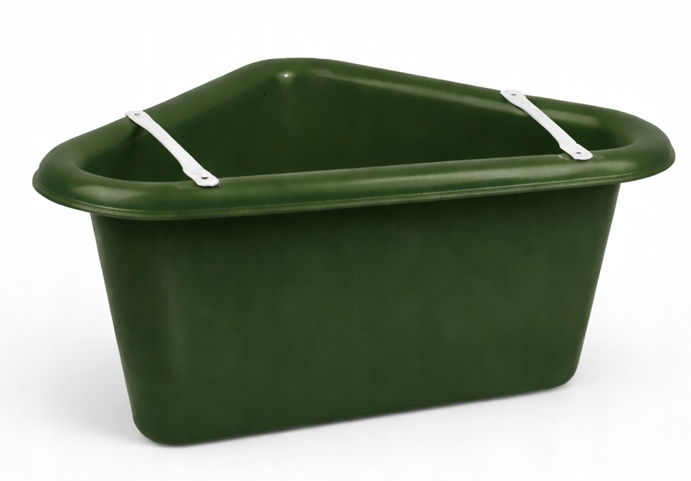 Jesličky rohové 45L krmítko napáječka pro zvířata ovce kozy skot