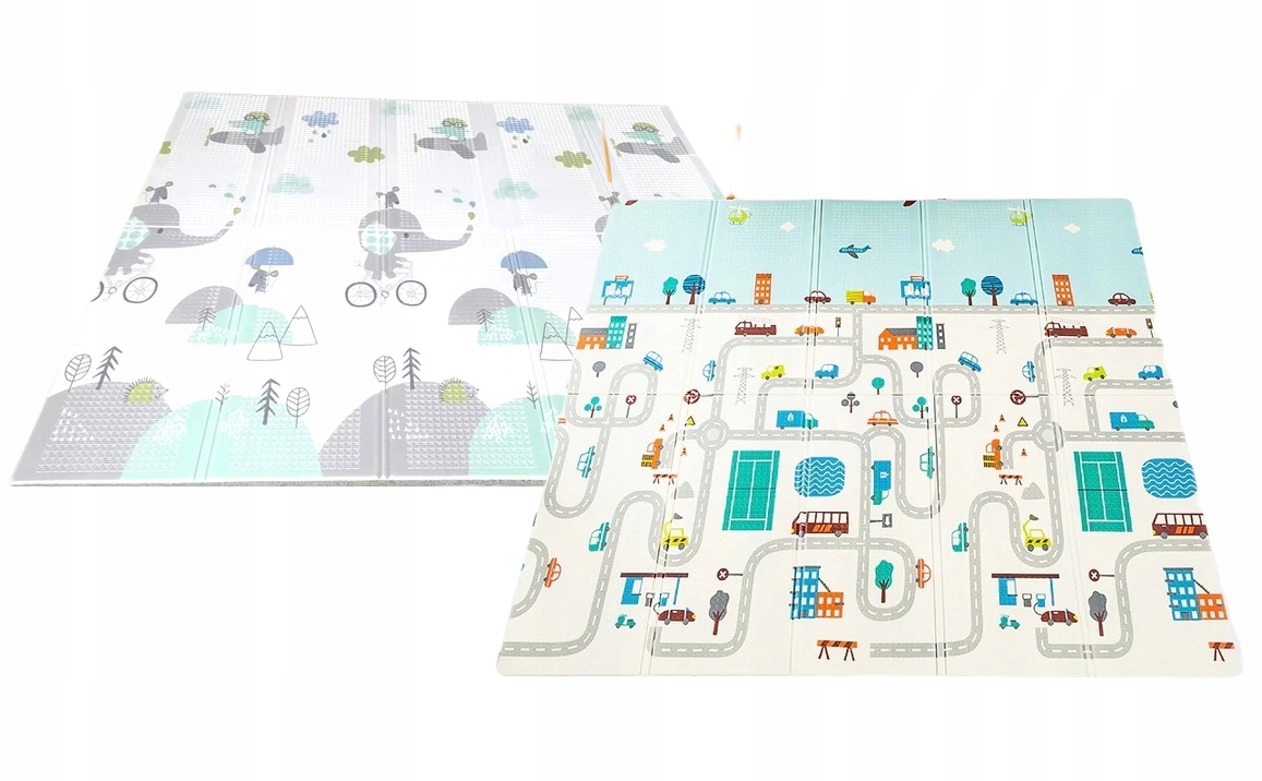 PIANKOWA DWUSTRONNA MATA EDUKACYJNA XPE 200x180cm