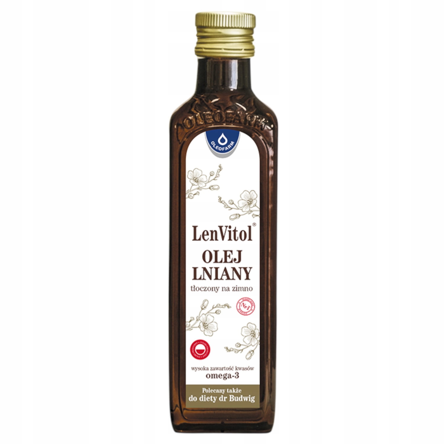 

LenVitol olej lniany tłoczony na zimno 250ml