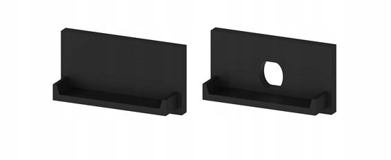 

Zaślepki czarne komplet do profilu szer. 23x12,5