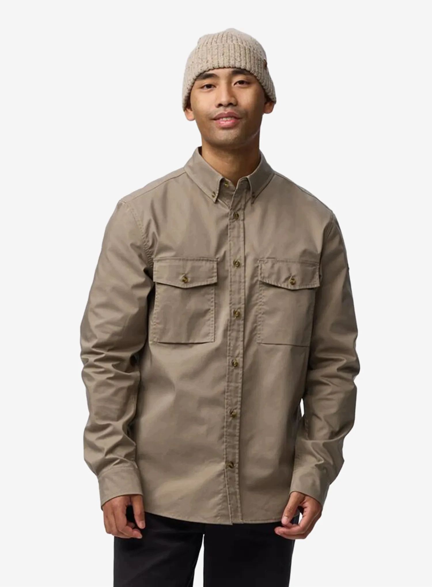Koszula Fjallraven Ovik G-1000 Shirt Ls suede brown L