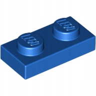 

4You Lego 3023 Płytka 1X2 Niebieski (2szt)