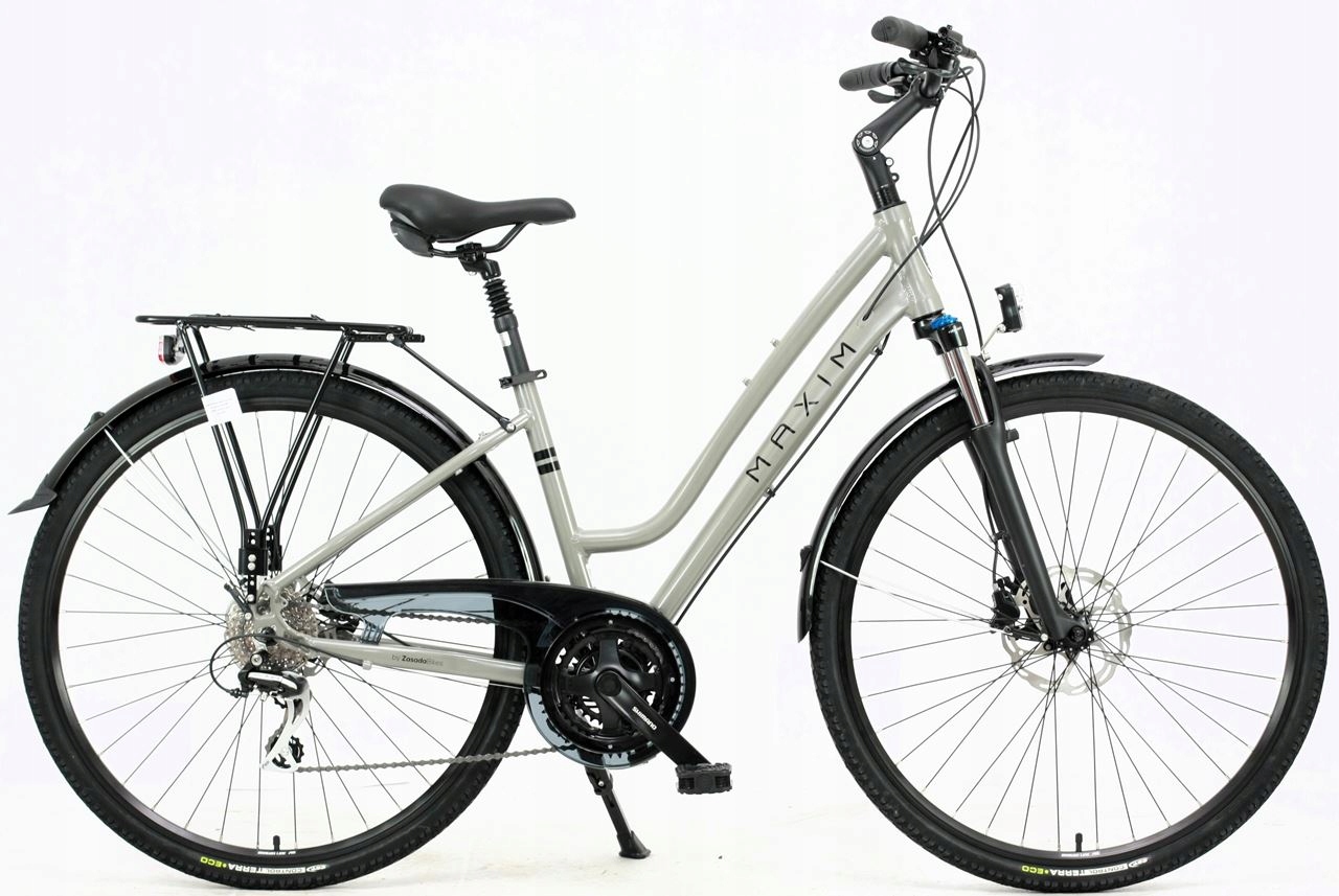 ROWER TREKKINGOWY DAMSKI 28 MAXIM MT 2.4 + RAMA 17 SZARY