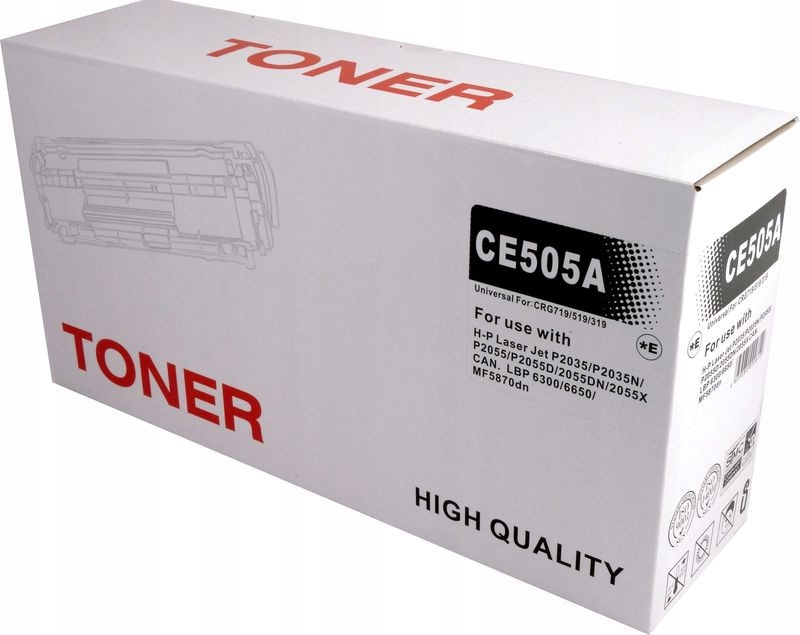 

Toner Zamienny do Hp CE505A CF280A Canon 719