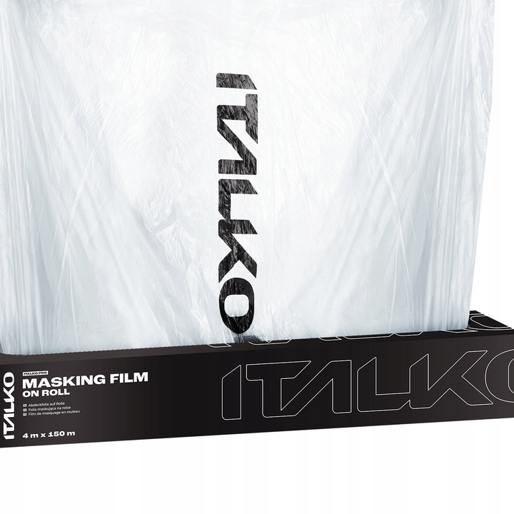 Italko Folia Maskująca Lakiernicza W Rolce 4x150m 12 Mikronów Transparentna