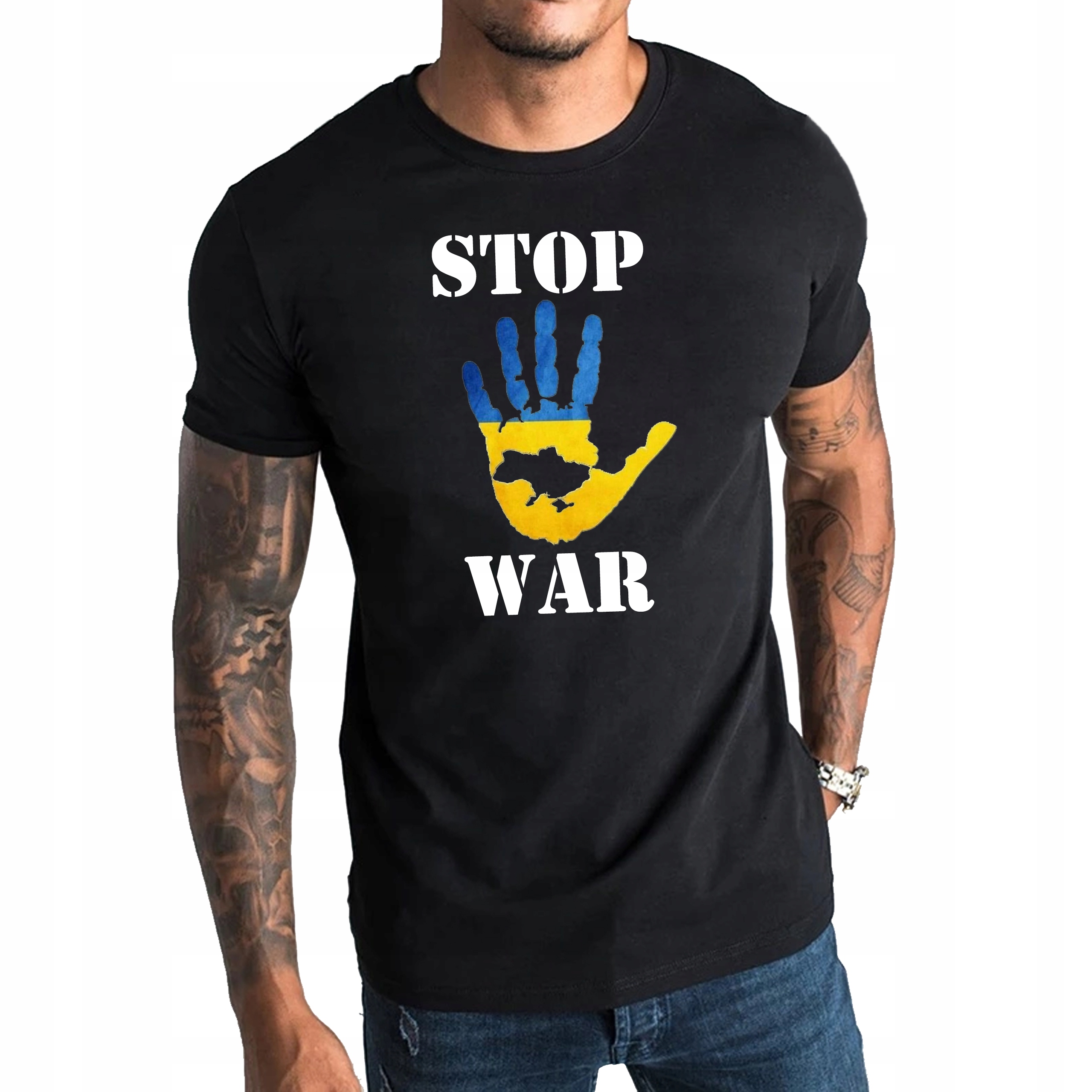 

Koszulka z nadrukiem Ukraina Dochód dla Ukrainy