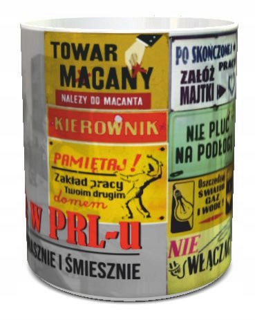 Kubek do kawy pamiątki PRL Towar macany dla macant EAN (GTIN) 88888897