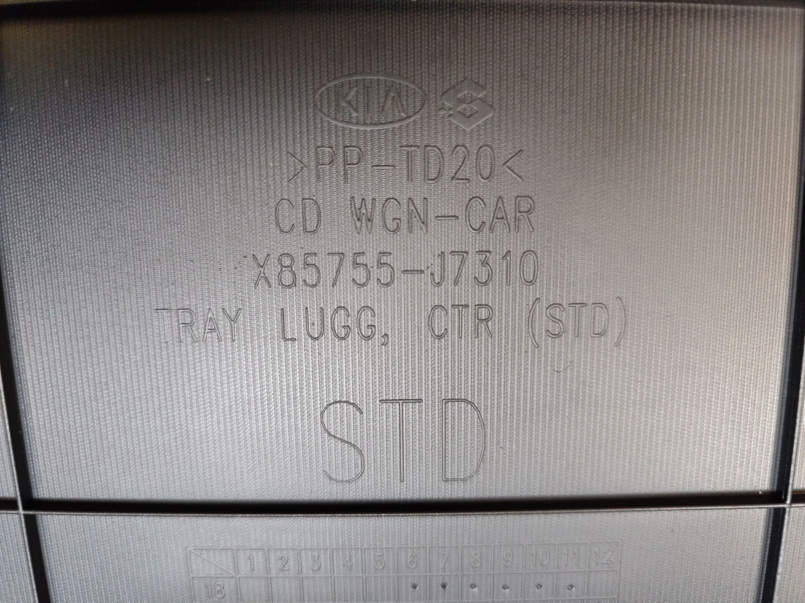 mats floor boot KIA CEED III (2018-2021) KOMBI
