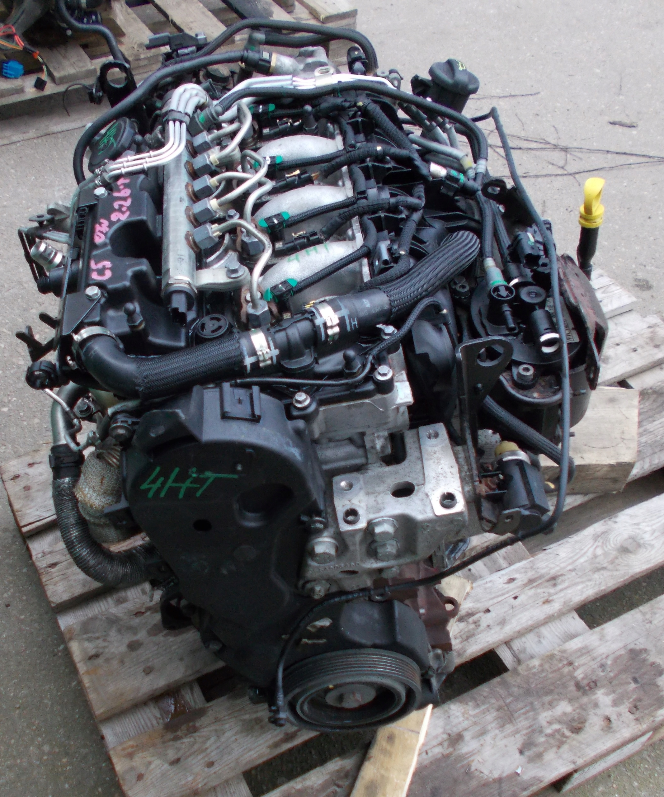 CITROEN C5 2.2 HDI BI-TURBO engine complete 4HT