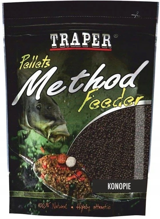 Method feeder pellet 2mm/500g konopia Traper
