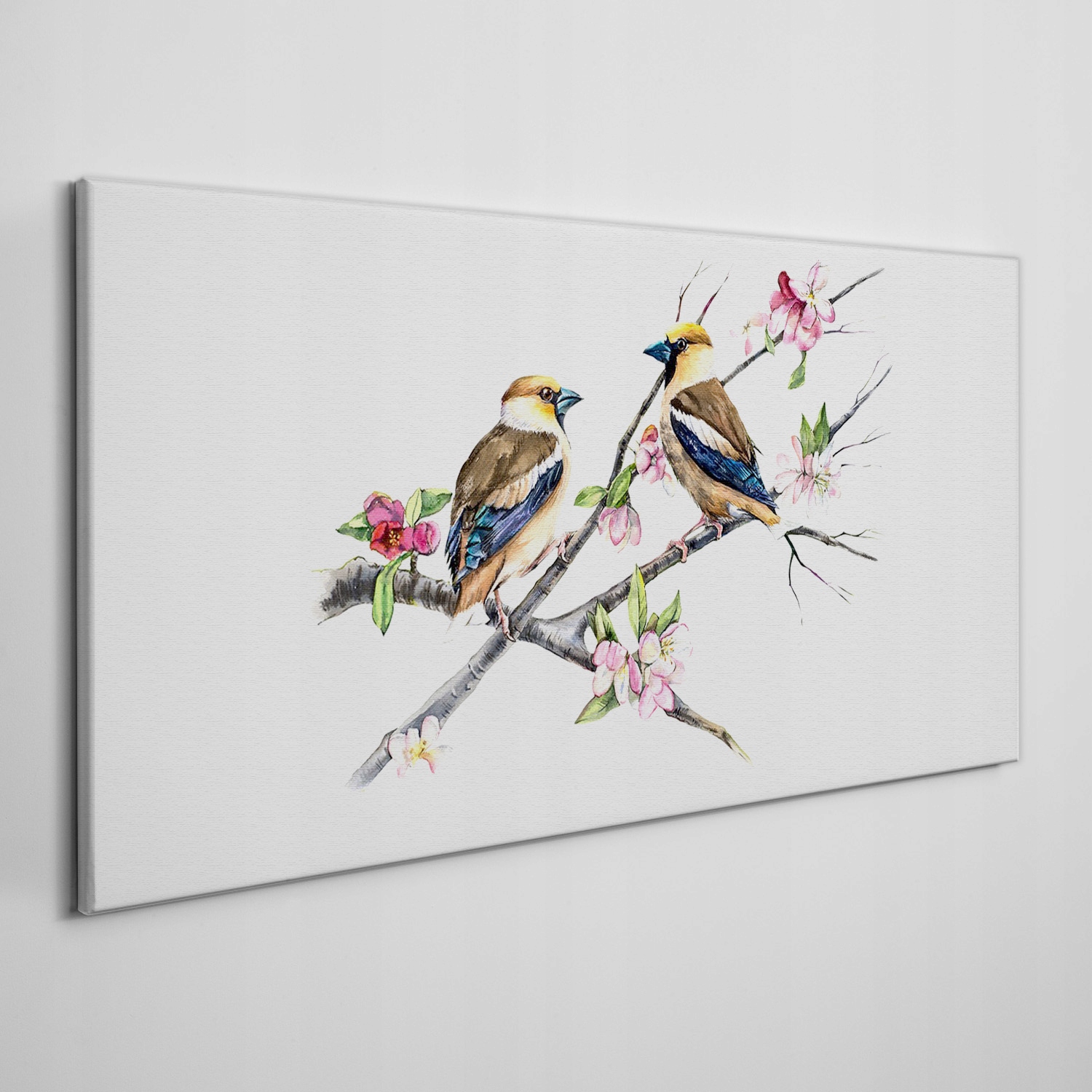 

Obraz na płótnie do salonu Kwiaty zwierzęta 100x50