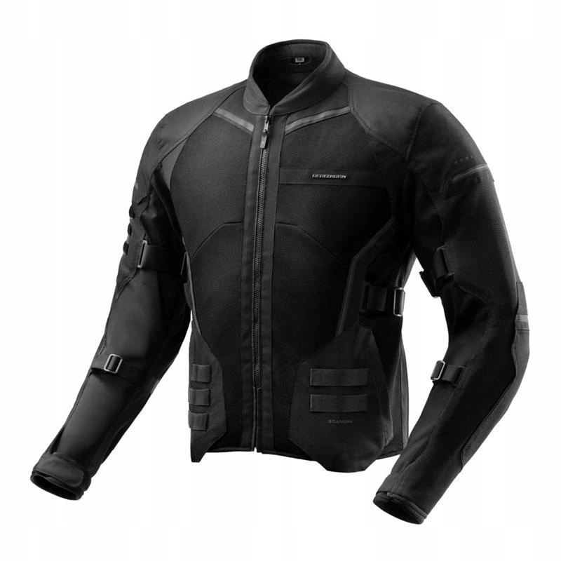 Textilní motocyklová bunda Rebelhorn Scandal 3 Black černá Bonus