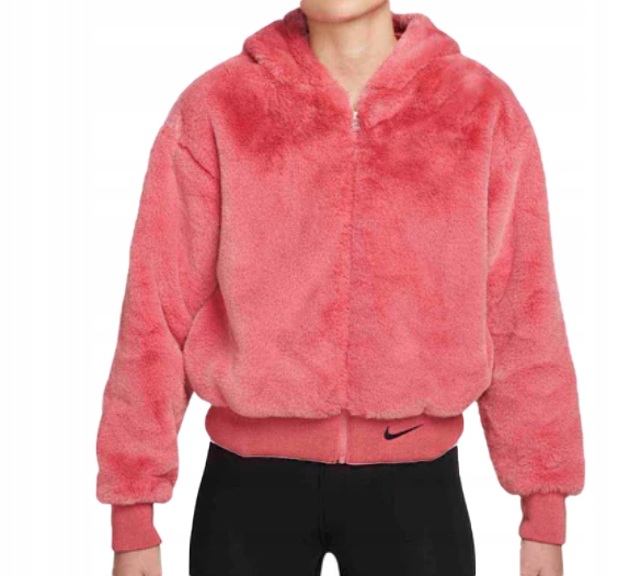 Bunda Kožešina Nike Sportswear Essentials Volný Střih DD5116-622 S