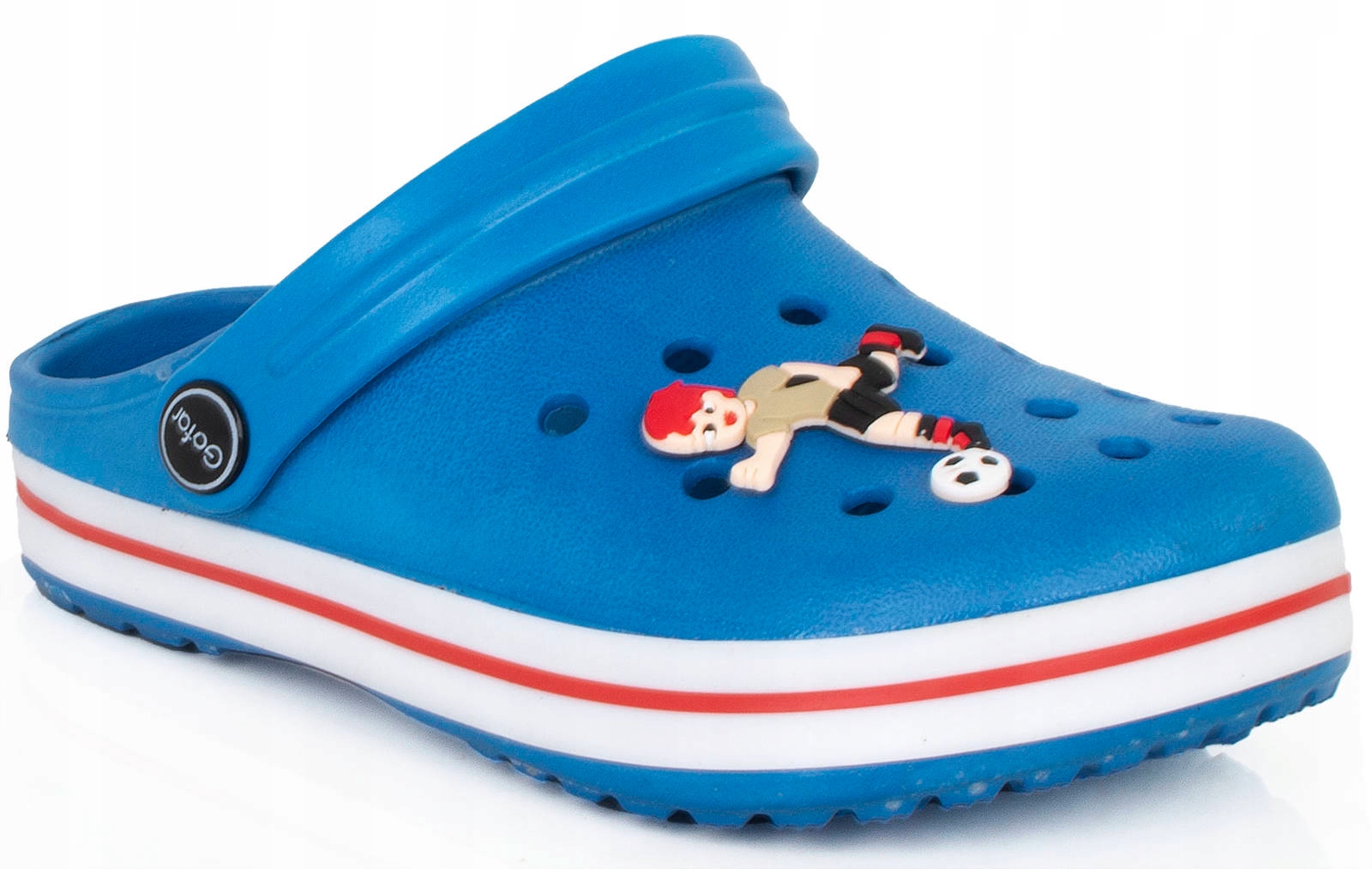 

7383 Niebieskie Klapki Lekkie Kroksy Dziecięce 25