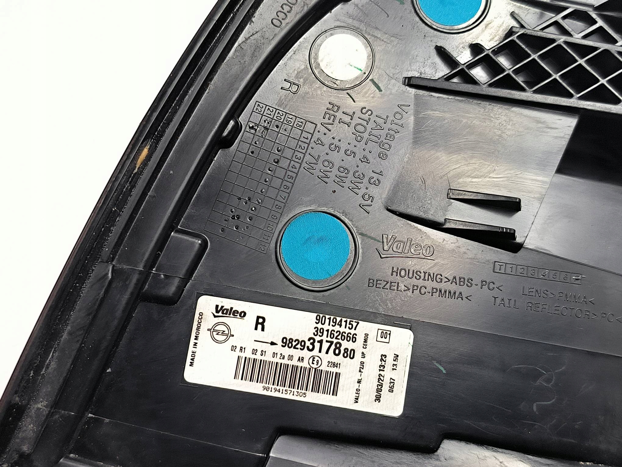 light right rear part OPEL CORSA F