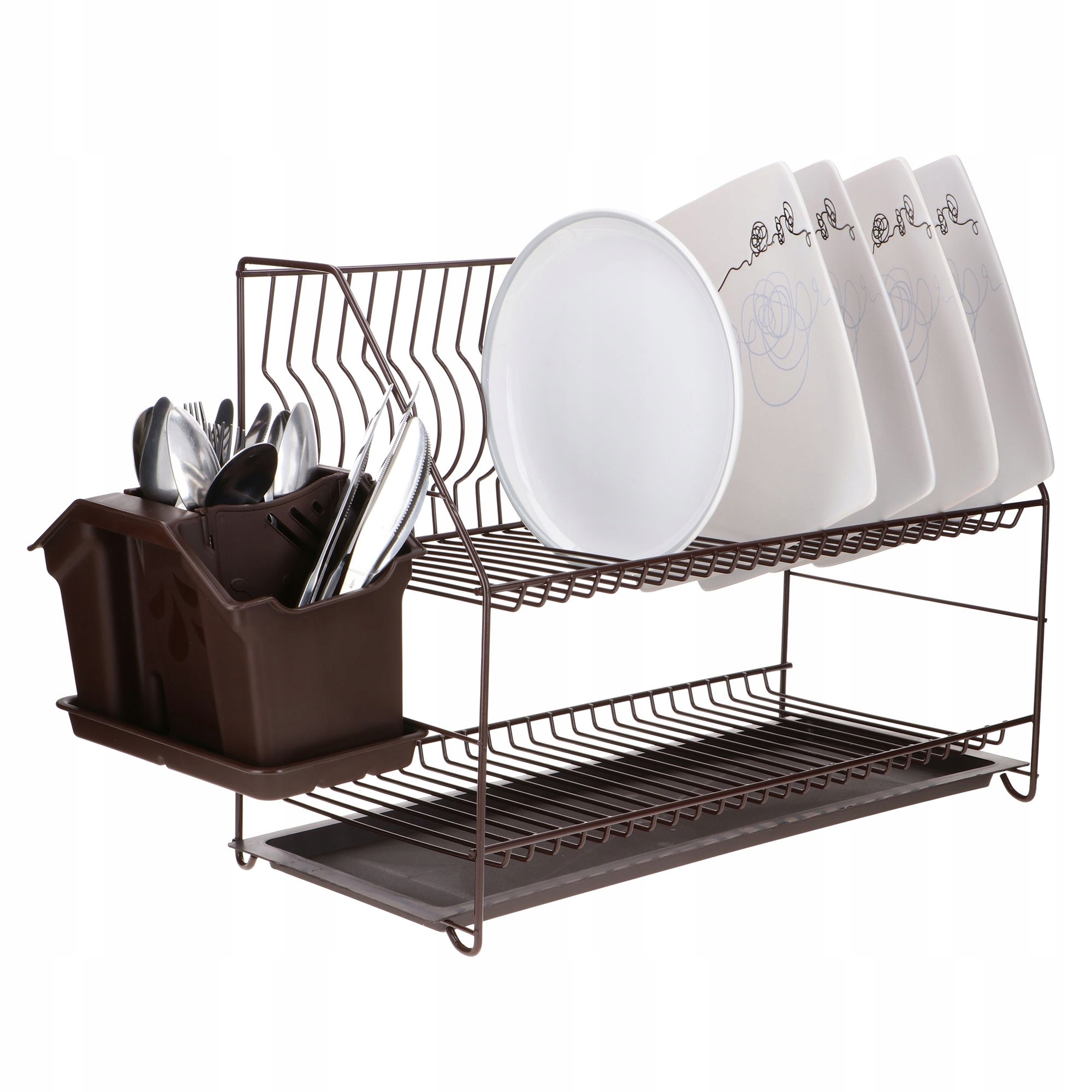 Levně Odkapávač na nádobí odkapávač odkapávač na příbory, závěsná, stojící