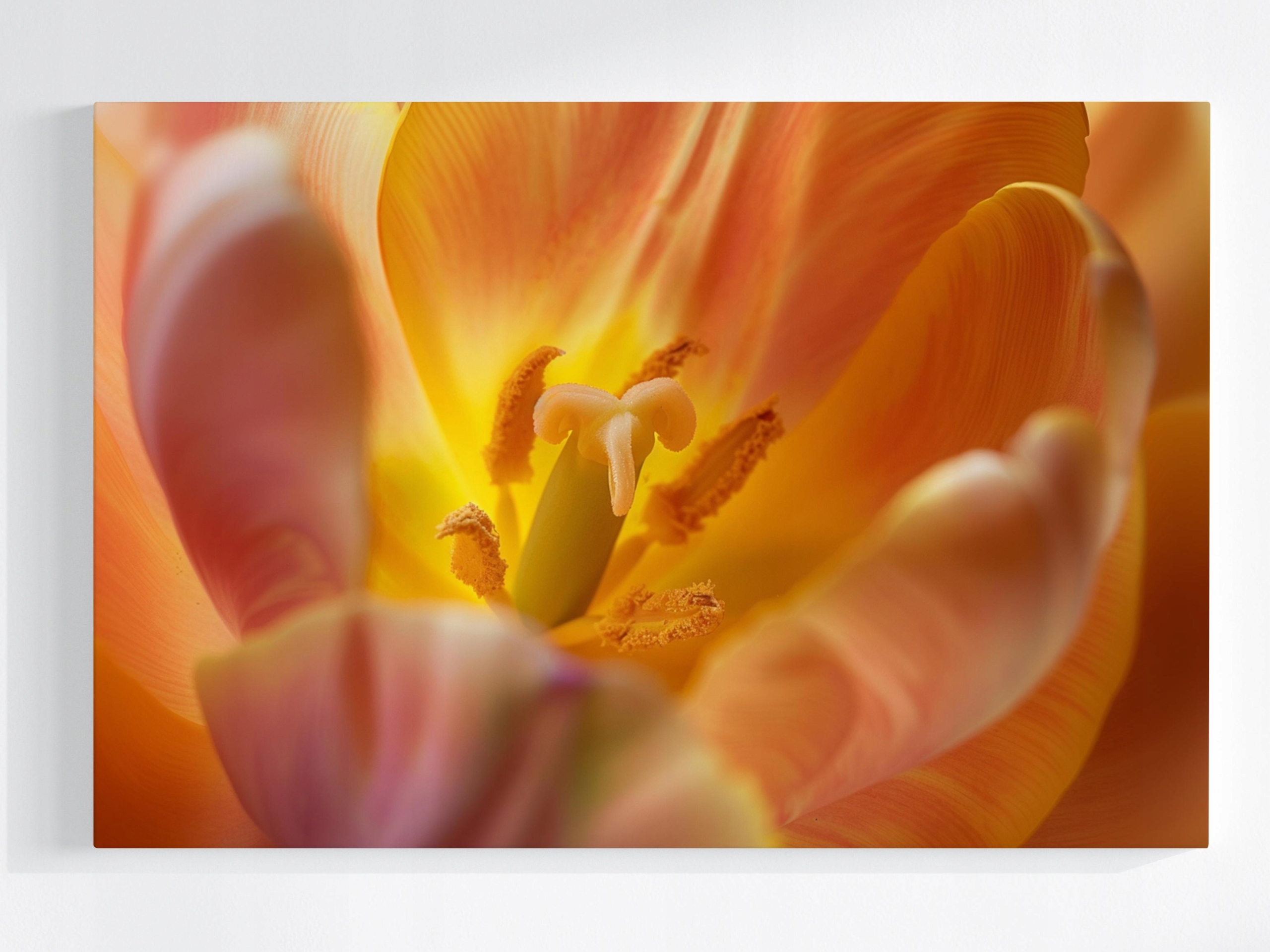 Obraz Na Plátně Canvas Žlutý Květ Tulipán Příroda Makro Fotografie 120x80