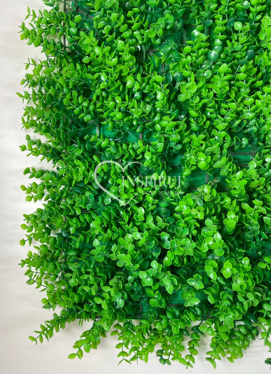 ZIELONA ŚCIANA PANEL ROŚLINNY MATA NA ŚCIANĘ OGRÓD WERTYKALNY EUKALIPTUS Długość 60 cm