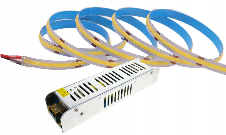 

Zestaw Led linia Cob 12V 60W 5mb Neon Zasilacz