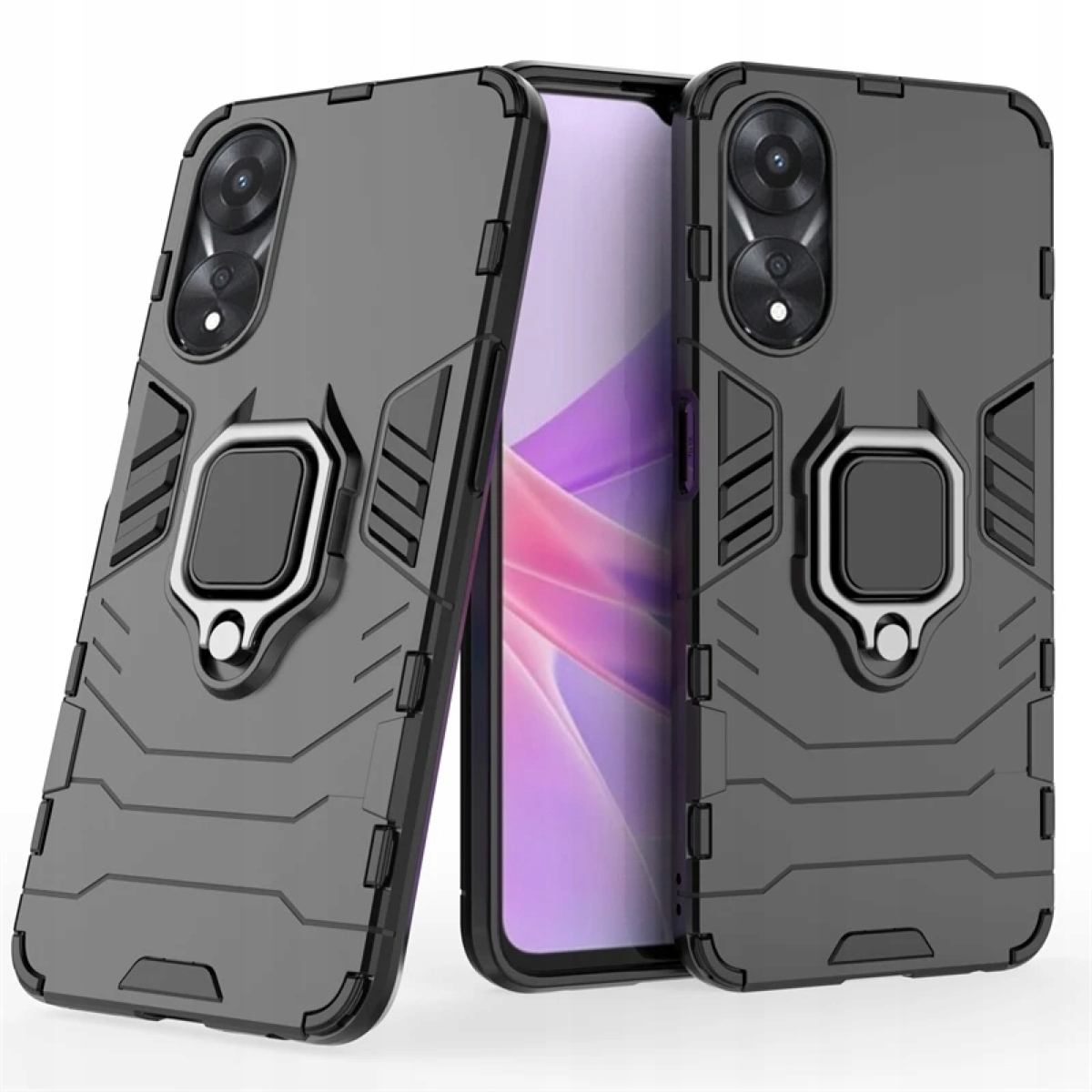 

Etui pancerne do Oppo A78 5G, plecki ring case