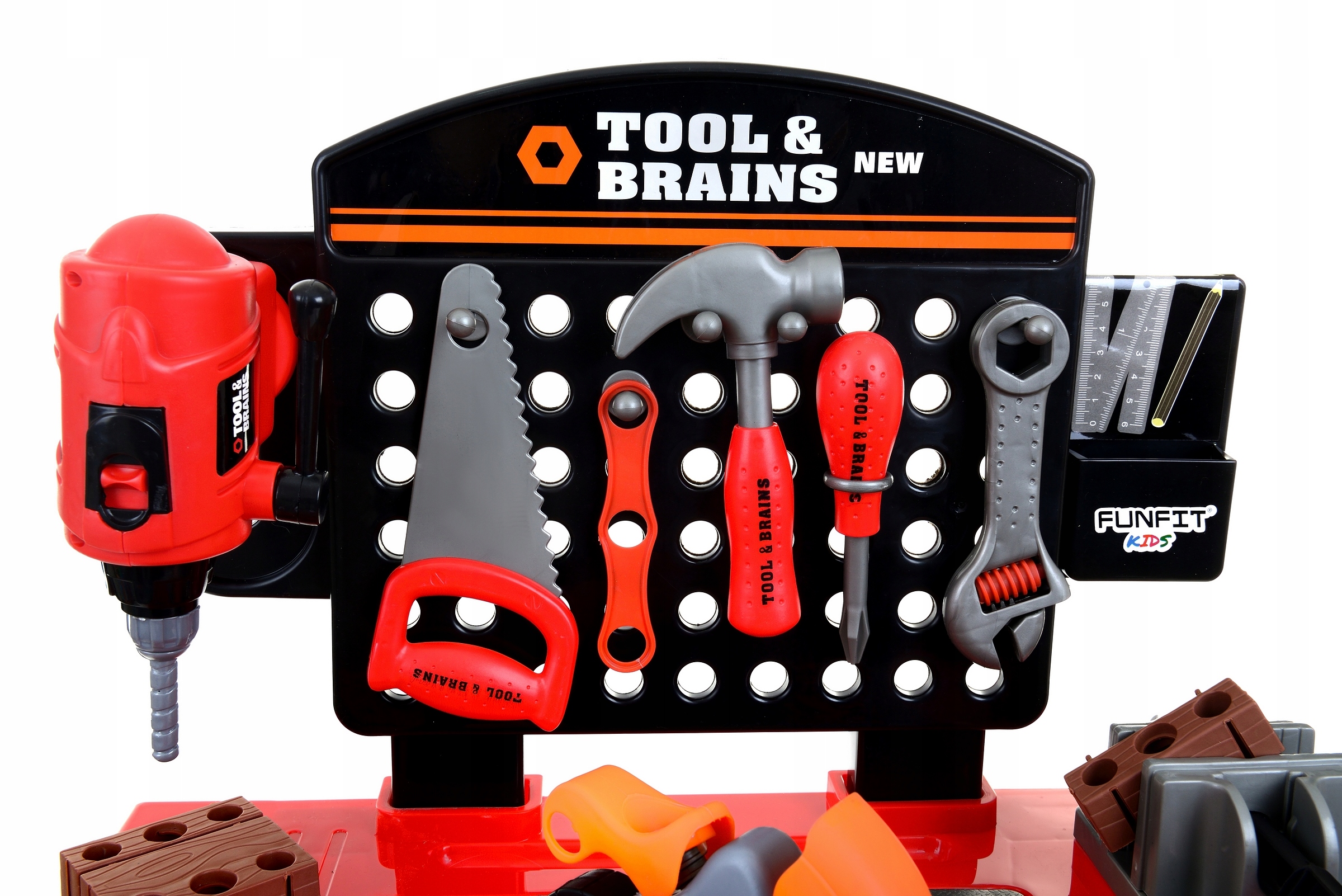 DUŻY WARSZTAT MAJSTERKOWICZA ZESTAW Z NARZĘDZIAMI Wiek dziecka 3 lata +