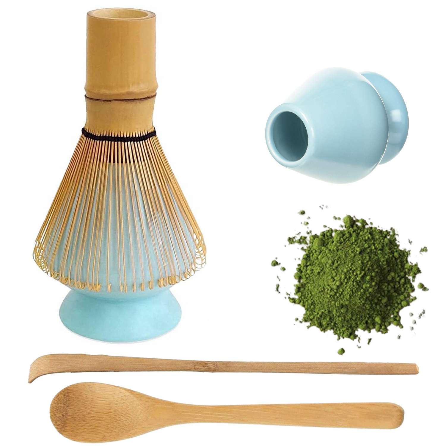 Levně Sada Metliček Na Čaj Matcha Lžíce Chashaku Dárek