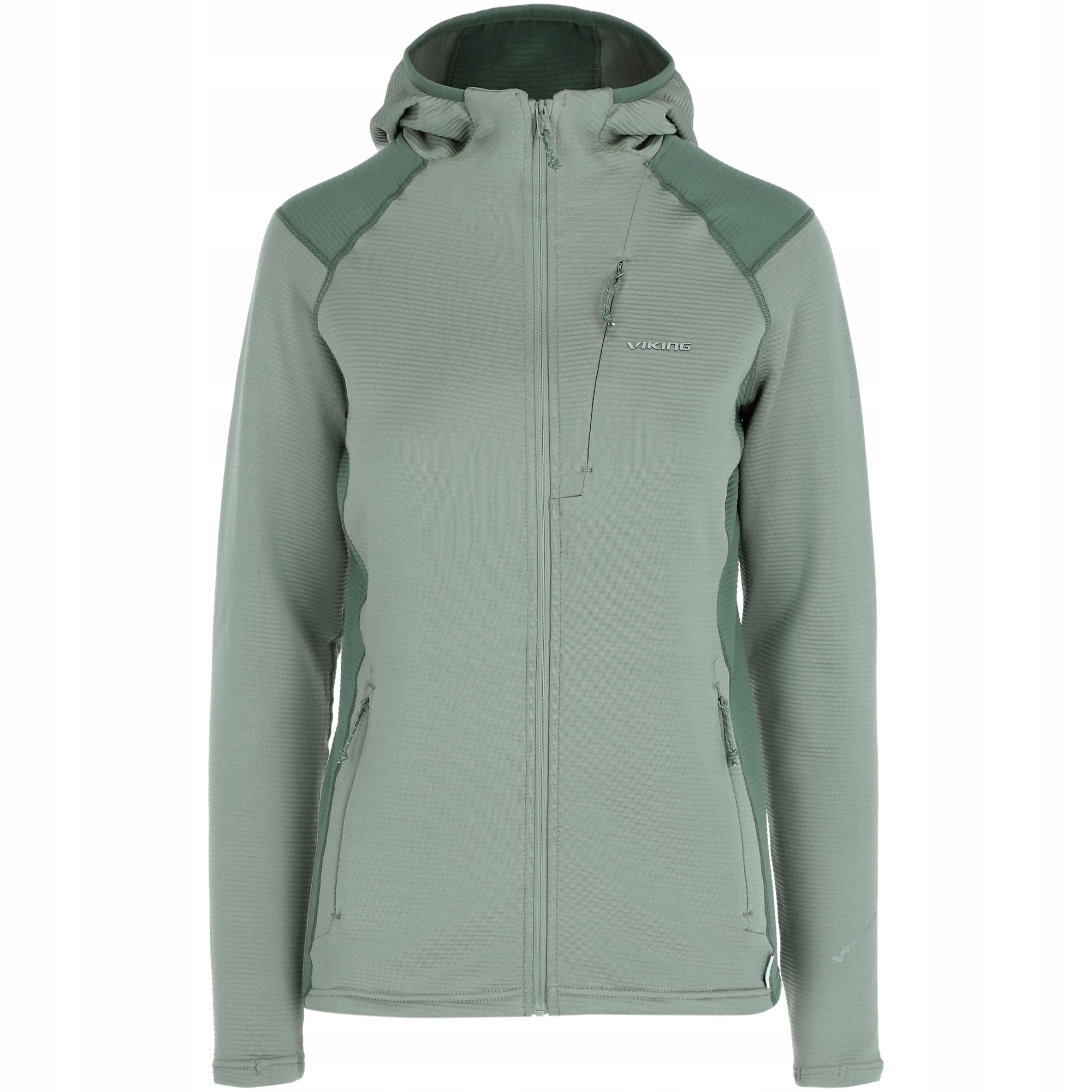 Bluza damska Viking Birger Lady rozpinana z kapturem zielona rozmiar Xs
