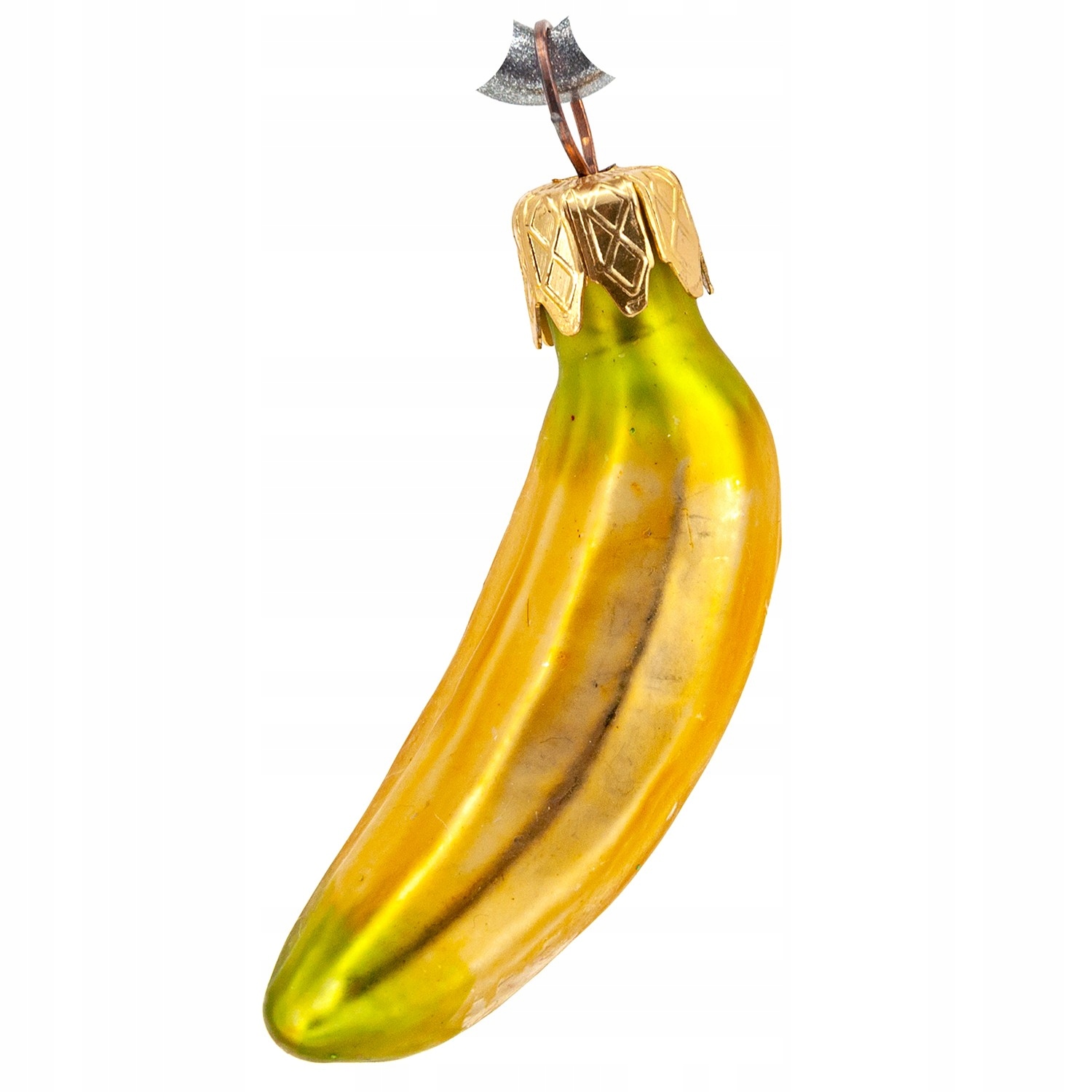 

Bombka figurka ręcznie malowana banan mini owoc