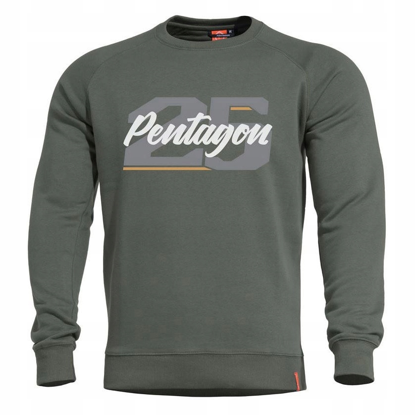 Bluza sportowa męska bez kaptura Pentagon Hawk Tw Camo Green XL