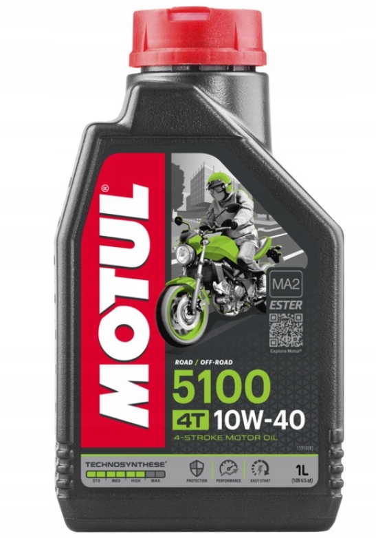 

Olej motocyklowy Motul 5100 Ester 10W40 4T 1l