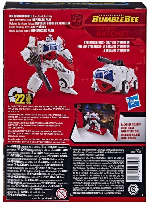 Figurka Transformers Ratchet Deluxe Studio Series Certyfikaty, opinie, atesty CE