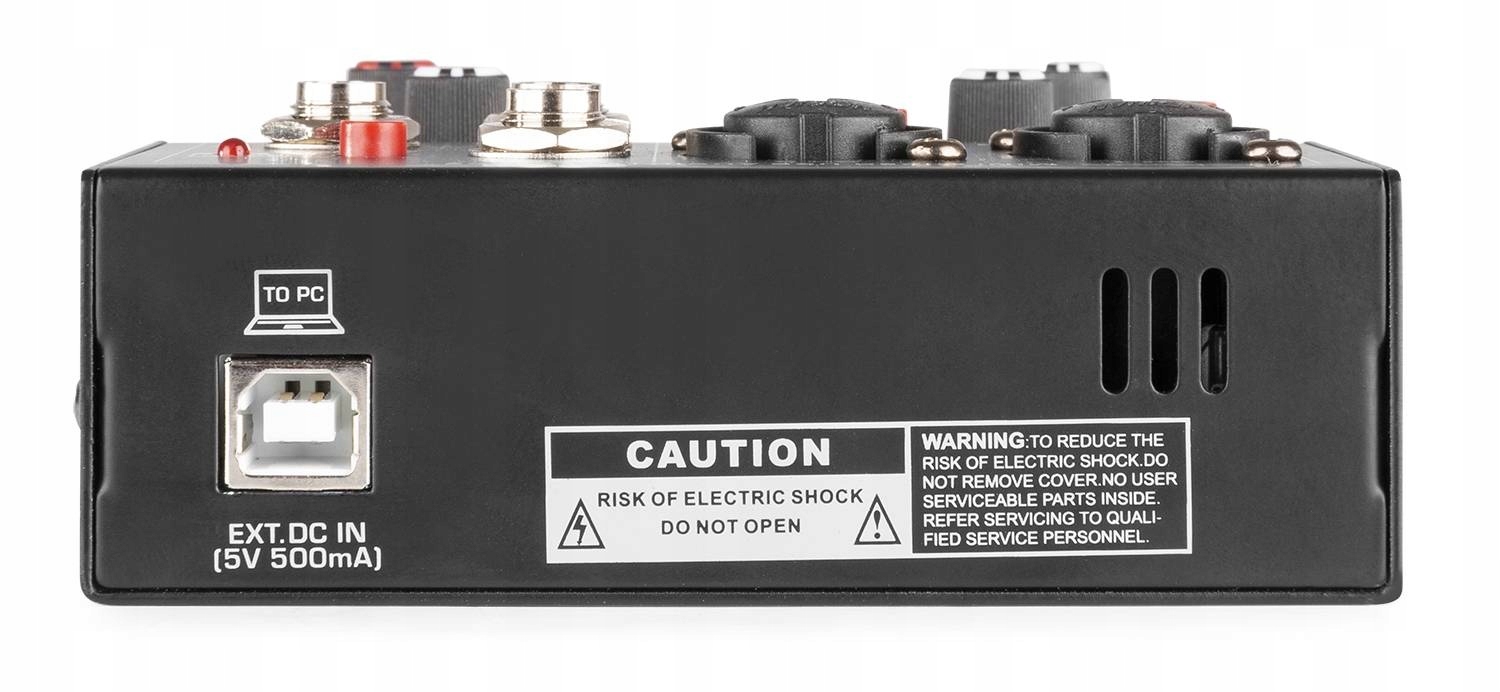 Mikser audio VMM301 3-kanałowy USB BT Vonyx Model VMM301