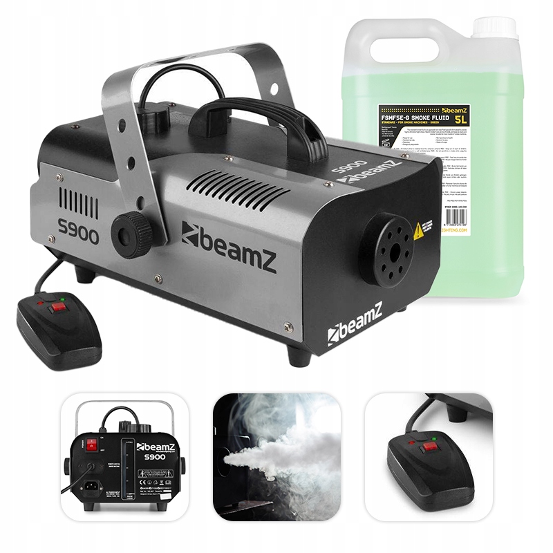 

Mocna maszyna do dymu Zadymiarka 900W+ płyn 5l