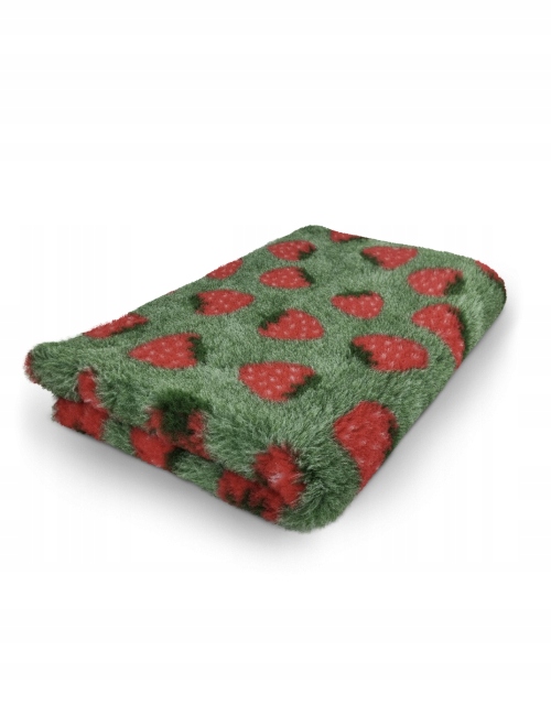 Dry Bed (Vet Bed) antypoślizgowy 150x100 cm Truskawki