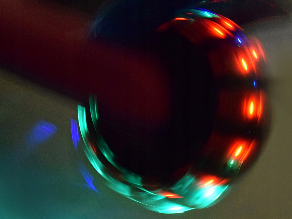 TRÓJKOŁOWA HULAJNOGA BALANSOWA /KAUCZUKOWE KOŁA LED Koła Kauczukowe