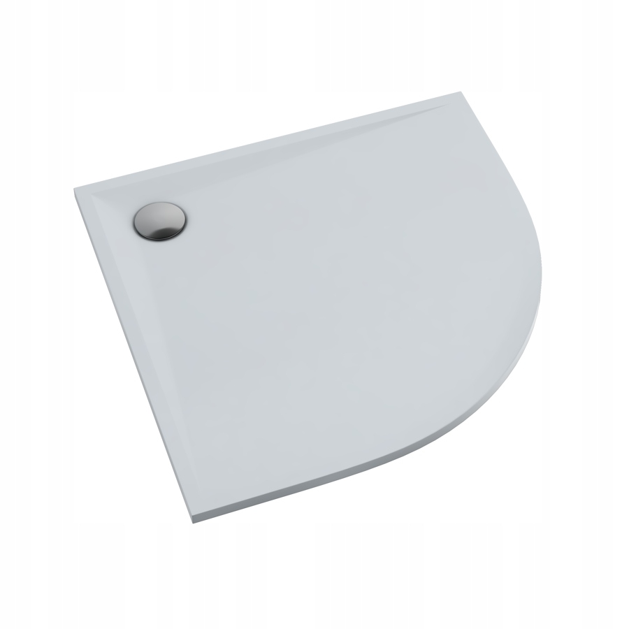 Stabilsound Plus Libra Smooth Sprchová vanička bílá 90x90x3 cm půlkruhová